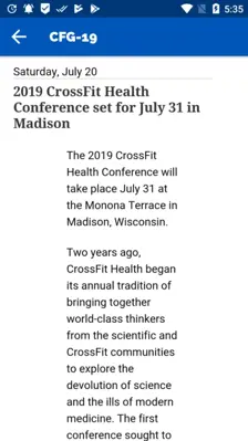 CrossFit Games Event Guide android App screenshot 7